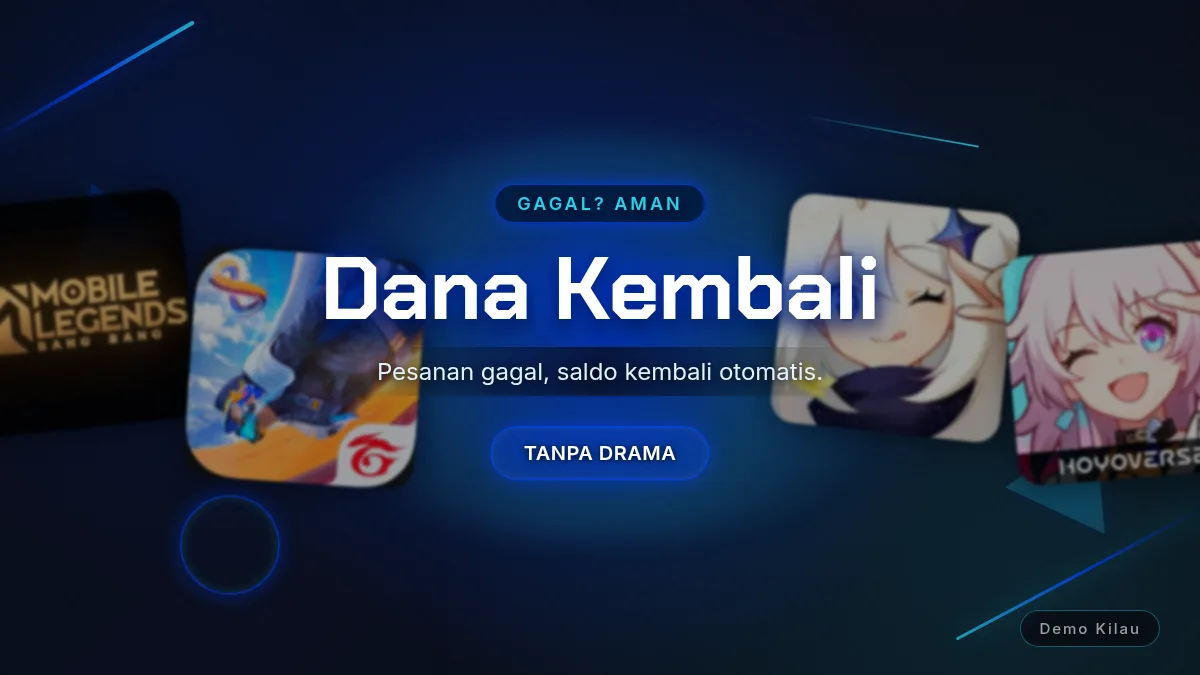 Pesanan gagal, dana kembali otomatis ke saldo
