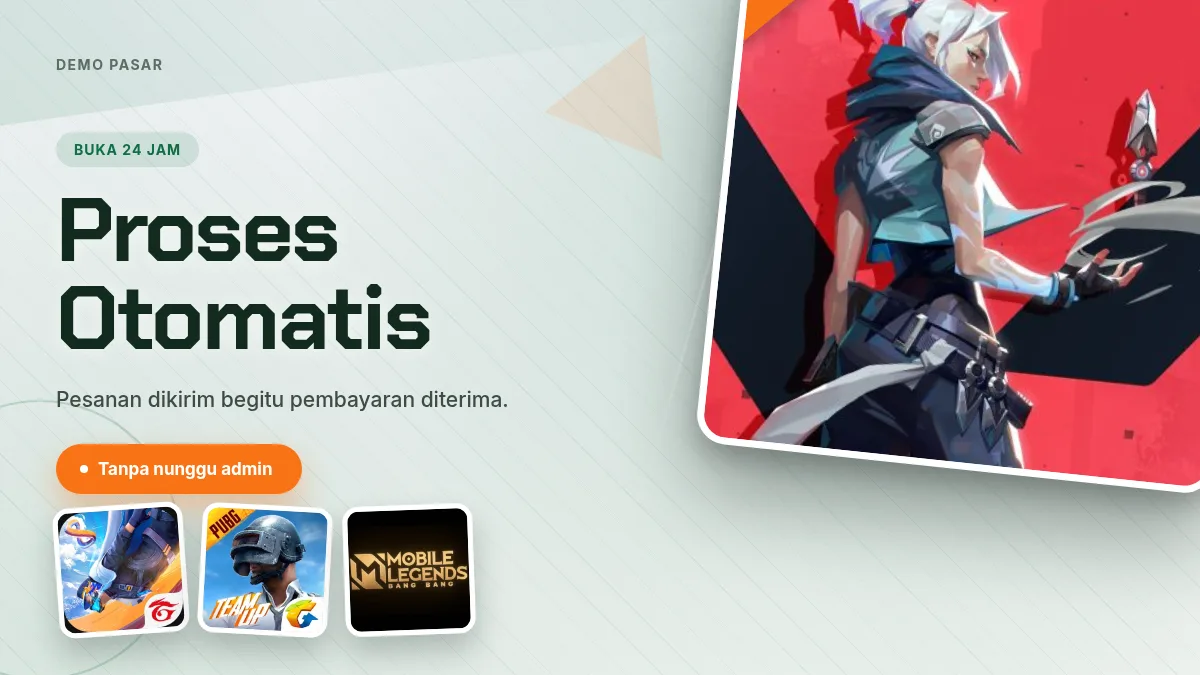 Proses otomatis, buka 24 jam