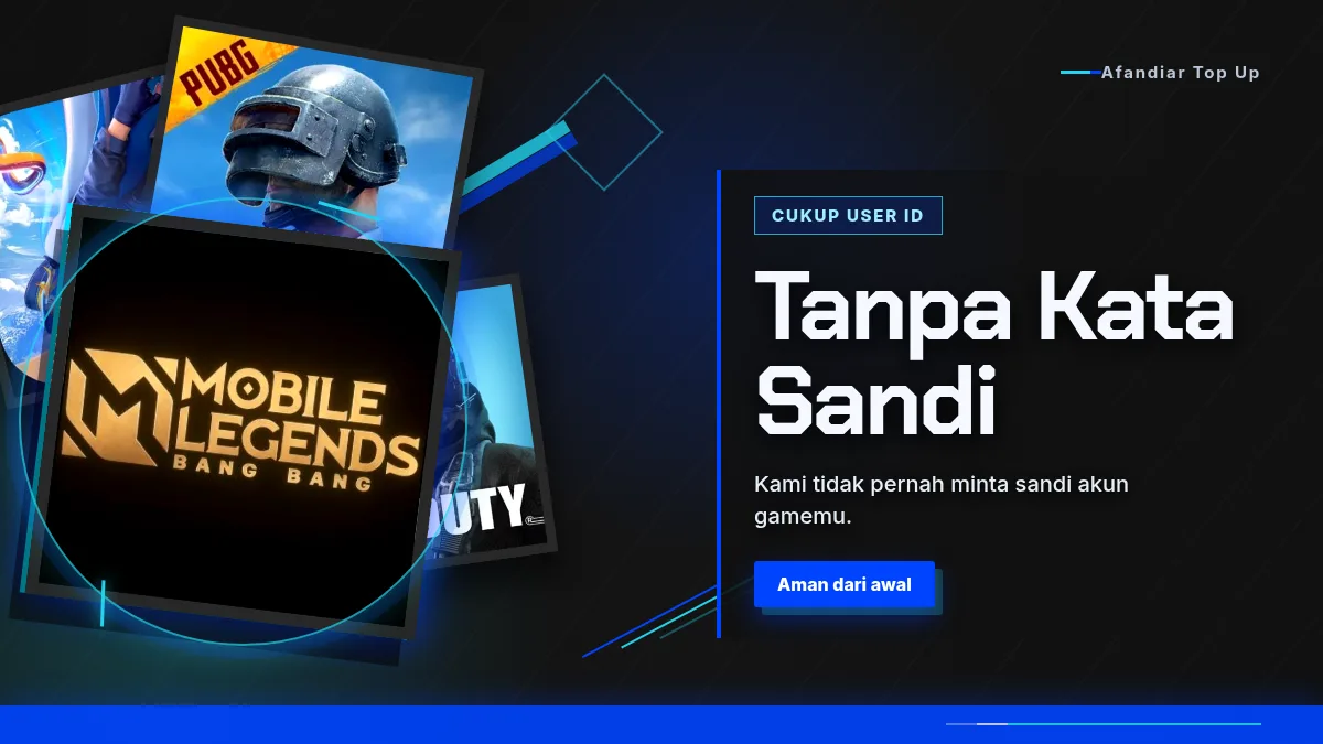 Tanpa kata sandi akun game, cukup User ID