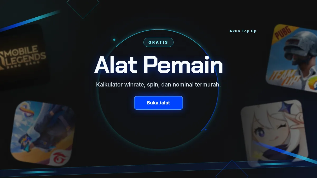 Alat pemain: kalkulator winrate, spin, dan nominal