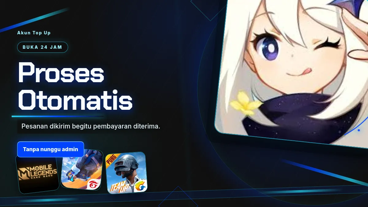 Proses otomatis, buka 24 jam