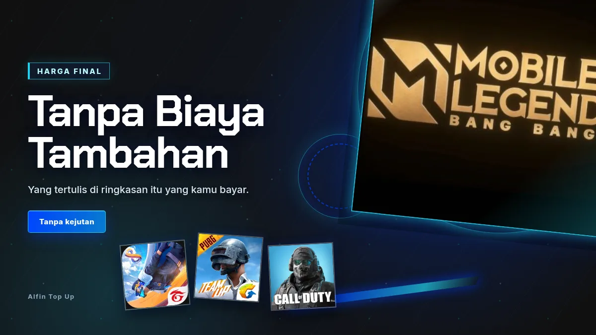 Harga final, tanpa biaya tambahan di halaman bayar