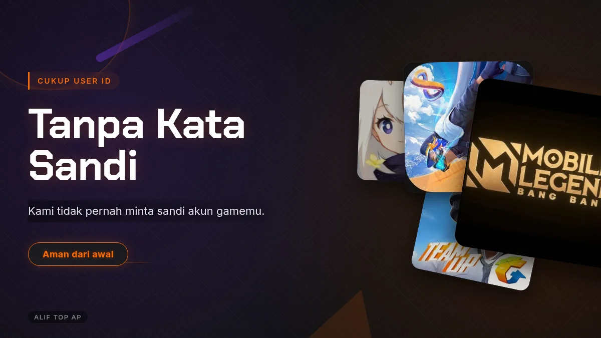 Tanpa kata sandi akun game, cukup User ID