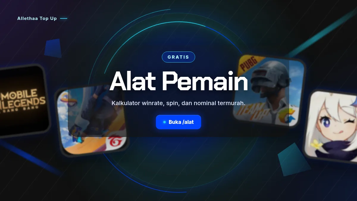 Alat pemain: kalkulator winrate, spin, dan nominal