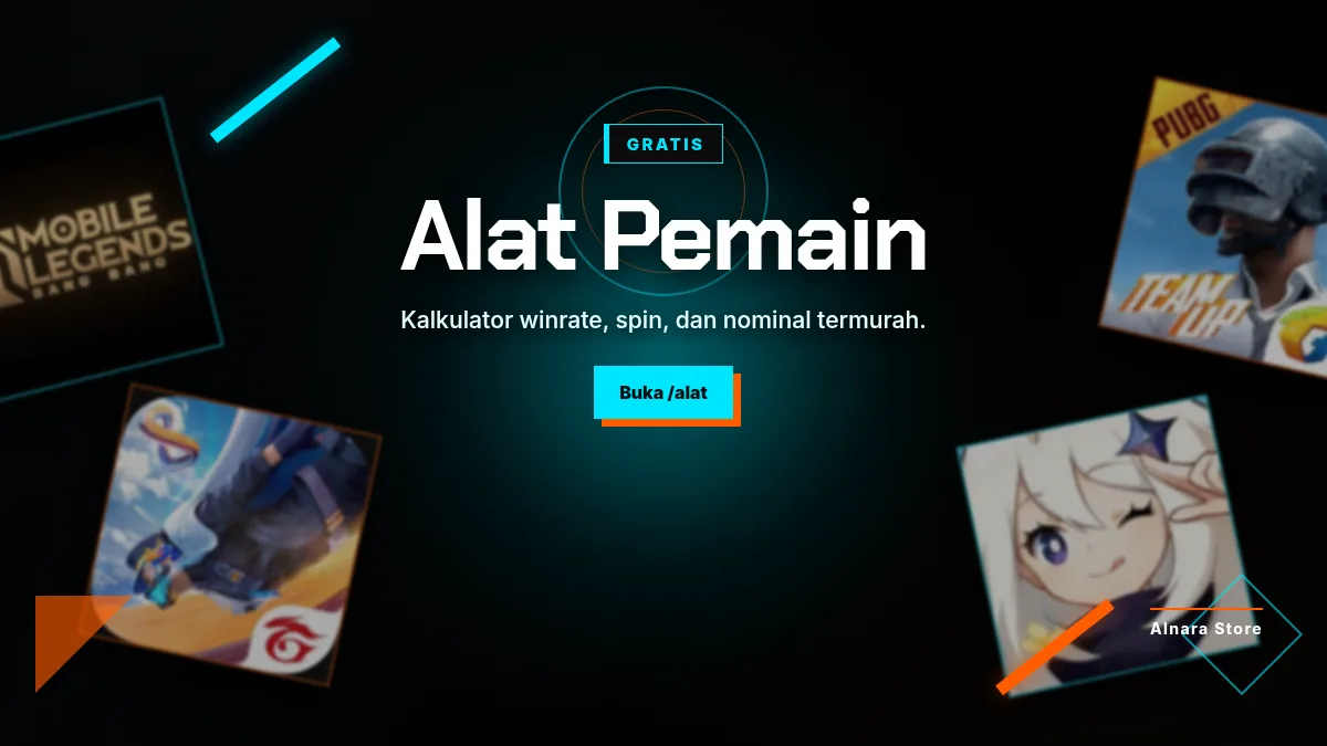 Alat pemain: kalkulator winrate, spin, dan nominal