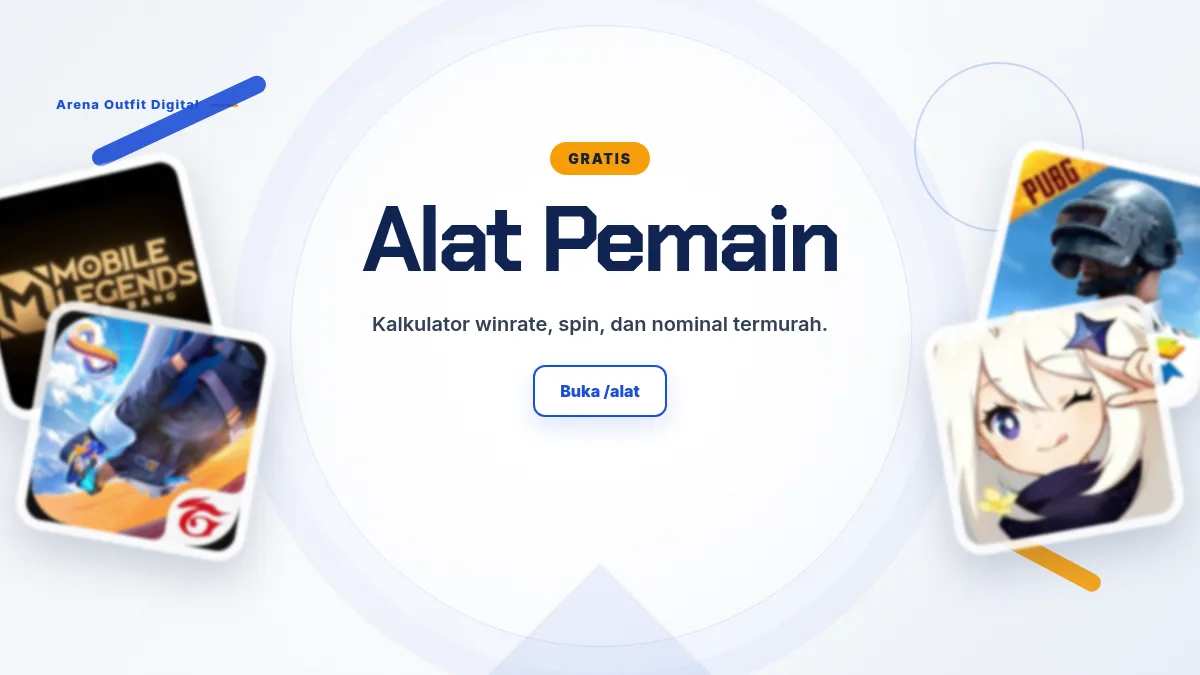 Alat pemain: kalkulator winrate, spin, dan nominal