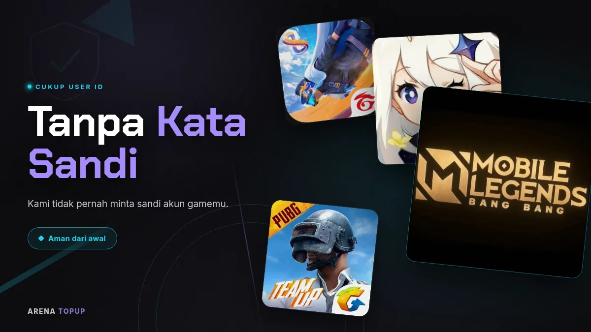 Tanpa kata sandi akun game, cukup User ID