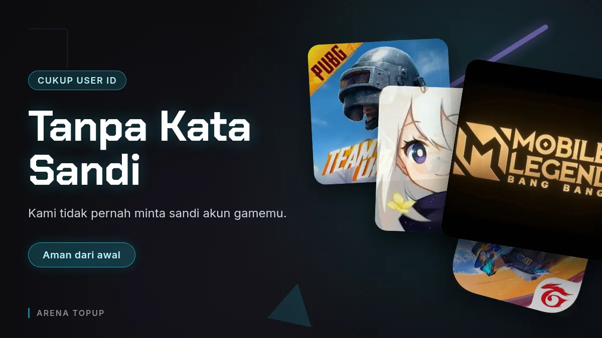 Tanpa kata sandi akun game, cukup User ID