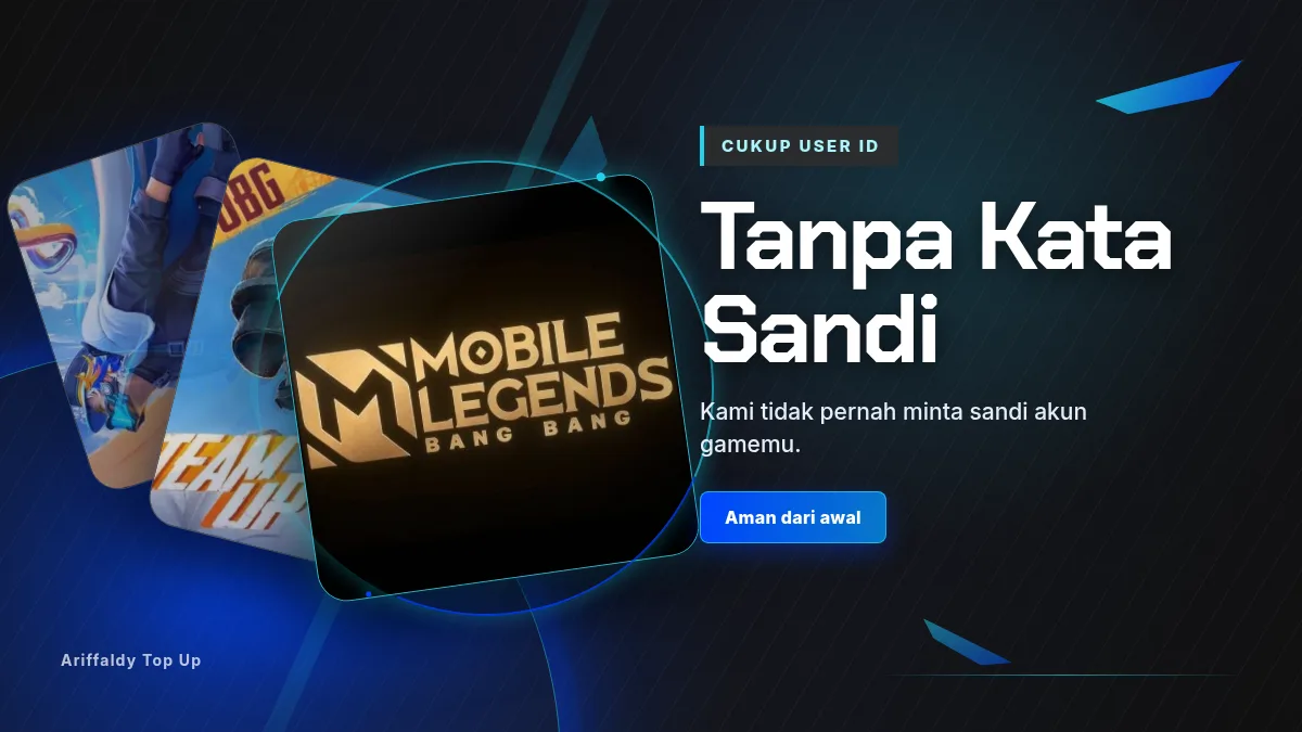 Tanpa kata sandi akun game, cukup User ID
