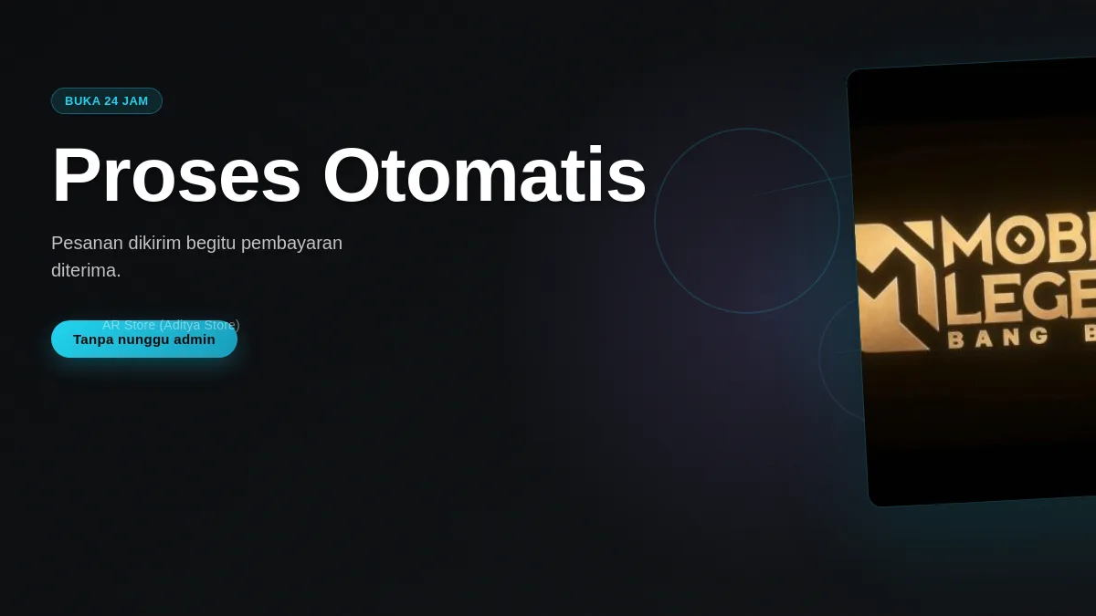 Proses otomatis, buka 24 jam