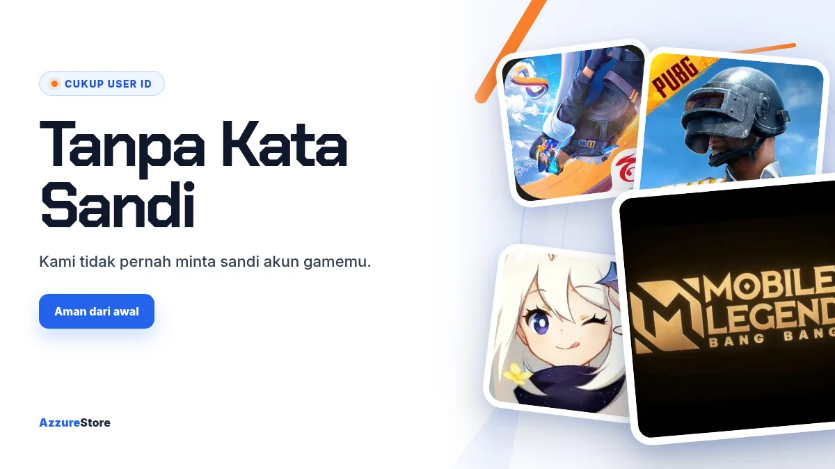 Tanpa kata sandi akun game, cukup User ID