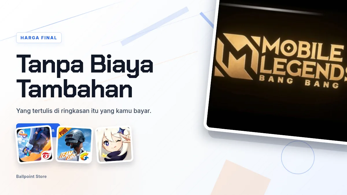 Harga final, tanpa biaya tambahan di halaman bayar