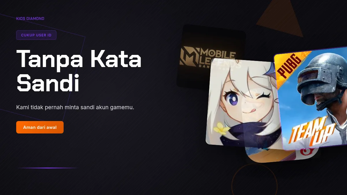 Tanpa kata sandi akun game, cukup User ID