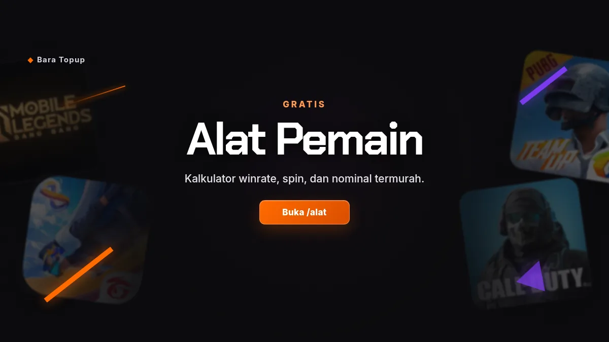 Alat pemain: kalkulator winrate, spin, dan nominal