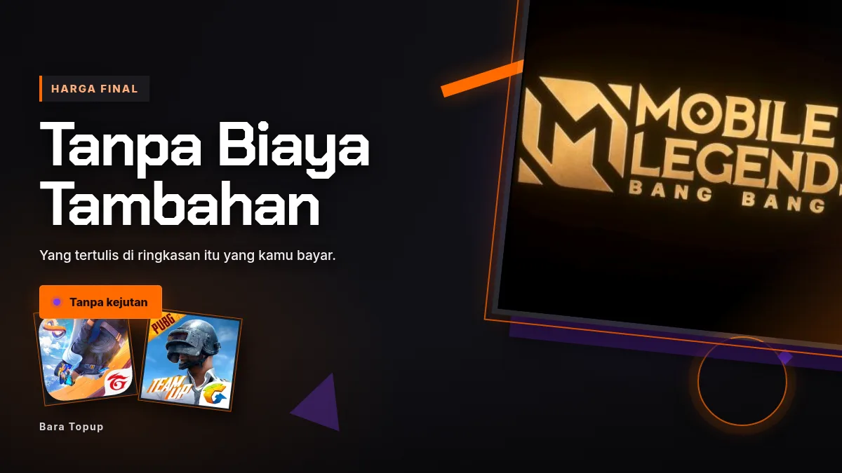 Harga final, tanpa biaya tambahan di halaman bayar