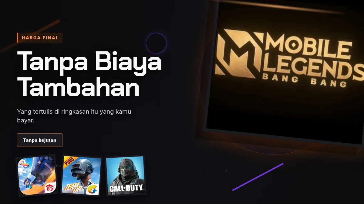 Harga final, tanpa biaya tambahan di halaman bayar
