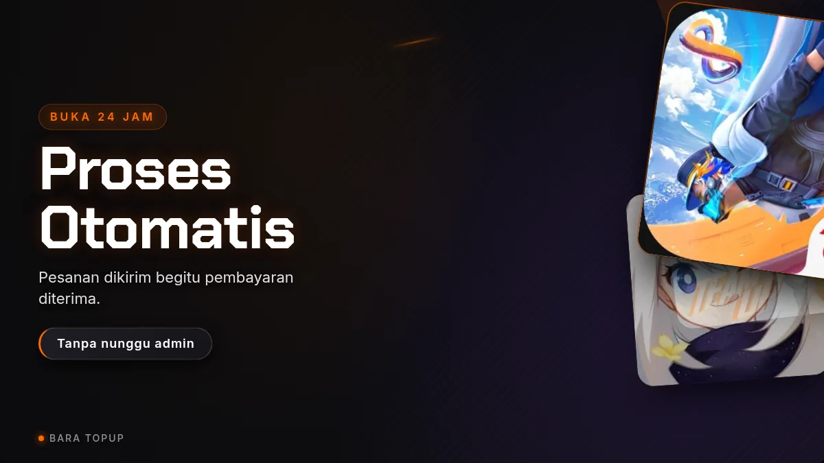 Proses otomatis, buka 24 jam