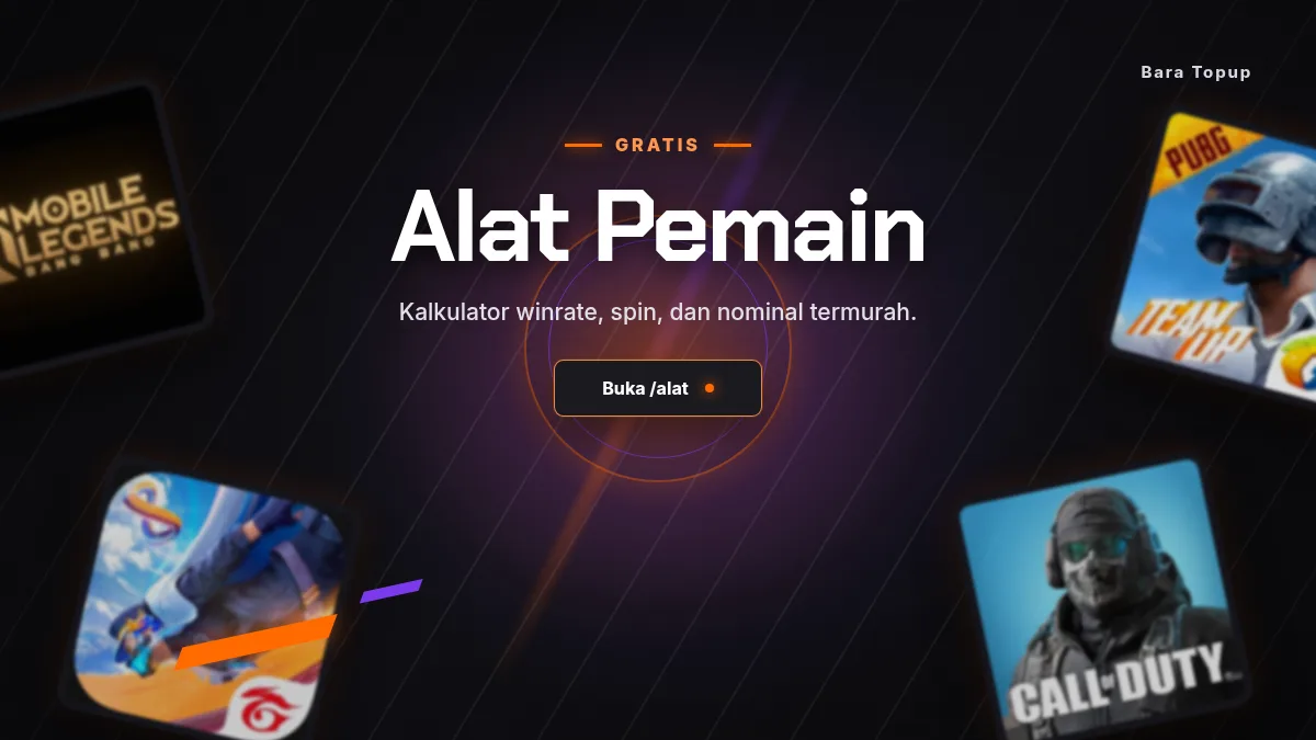 Alat pemain: kalkulator winrate, spin, dan nominal