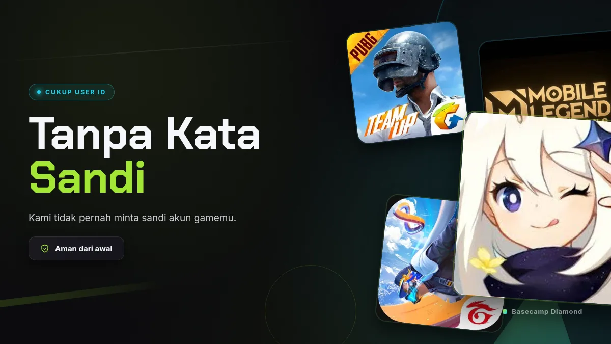 Tanpa kata sandi akun game, cukup User ID