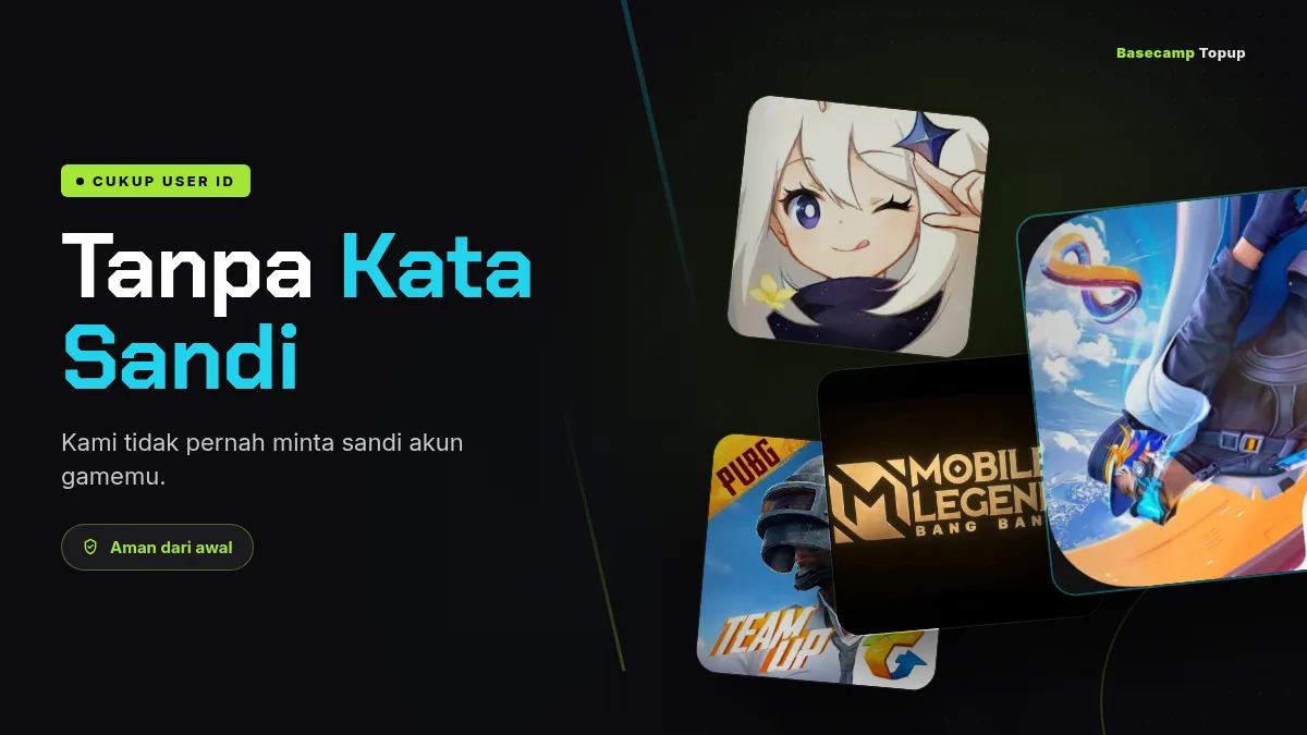 Tanpa kata sandi akun game, cukup User ID