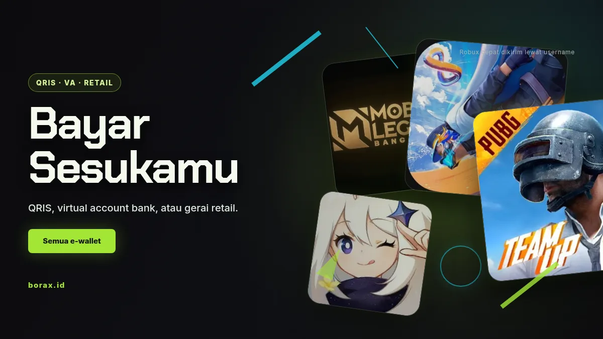 Bayar pakai QRIS, virtual account, atau gerai retail