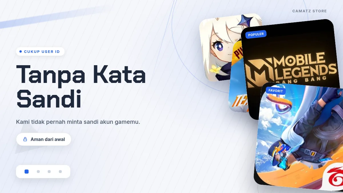 Tanpa kata sandi akun game, cukup User ID