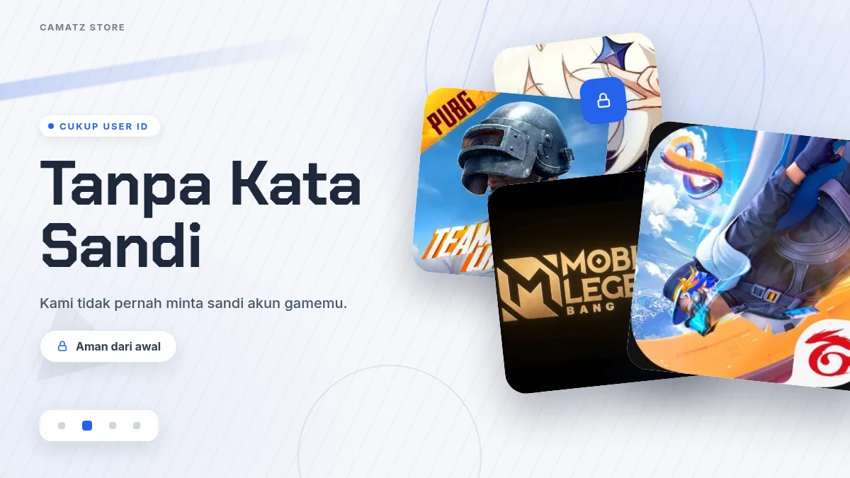 Tanpa kata sandi akun game, cukup User ID
