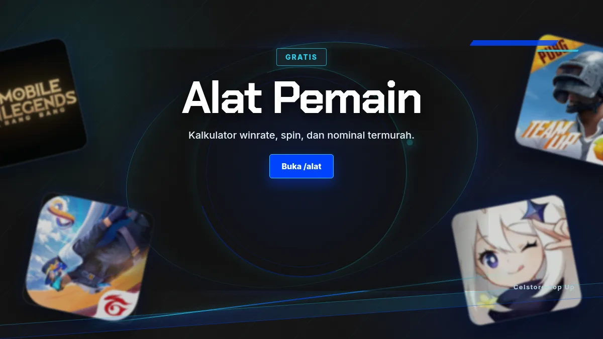 Alat pemain: kalkulator winrate, spin, dan nominal