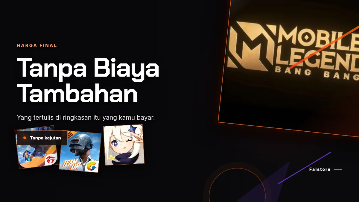 Harga final, tanpa biaya tambahan di halaman bayar