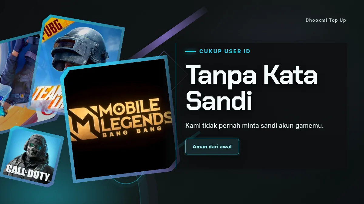 Tanpa kata sandi akun game, cukup User ID