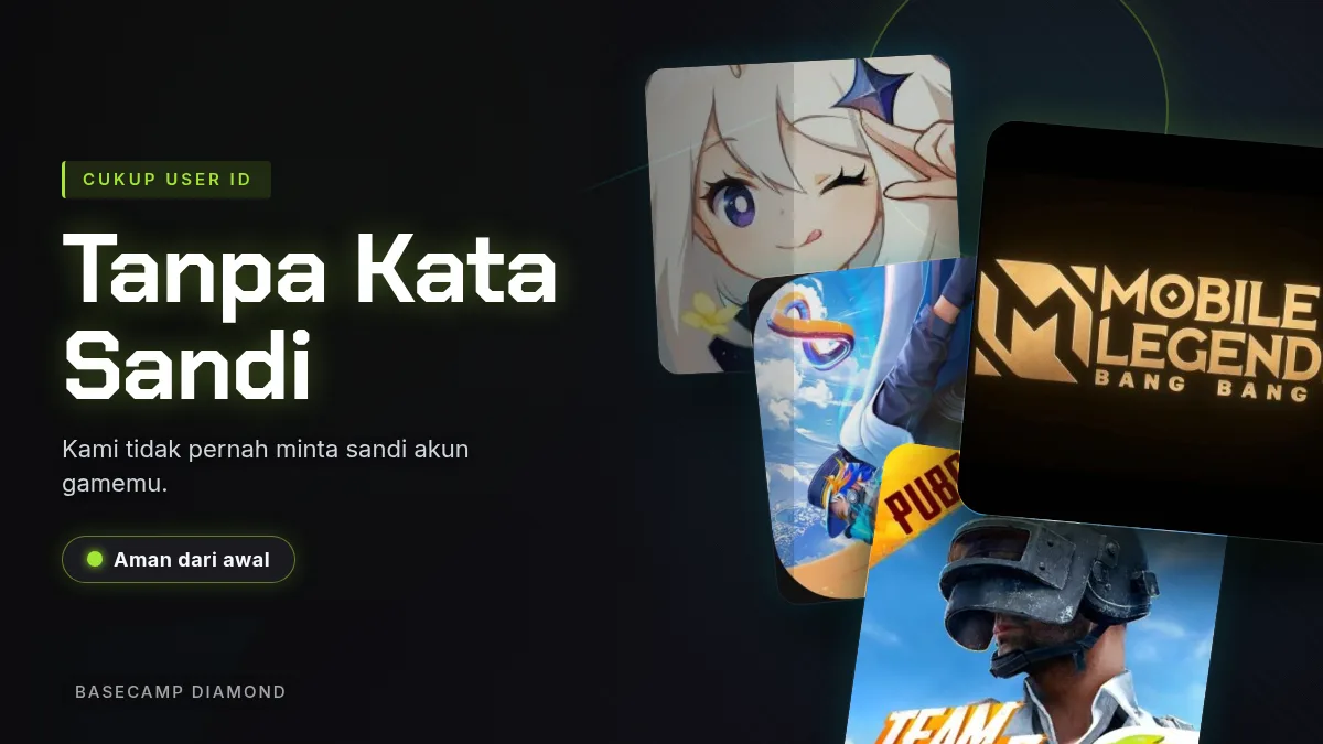 Tanpa kata sandi akun game, cukup User ID