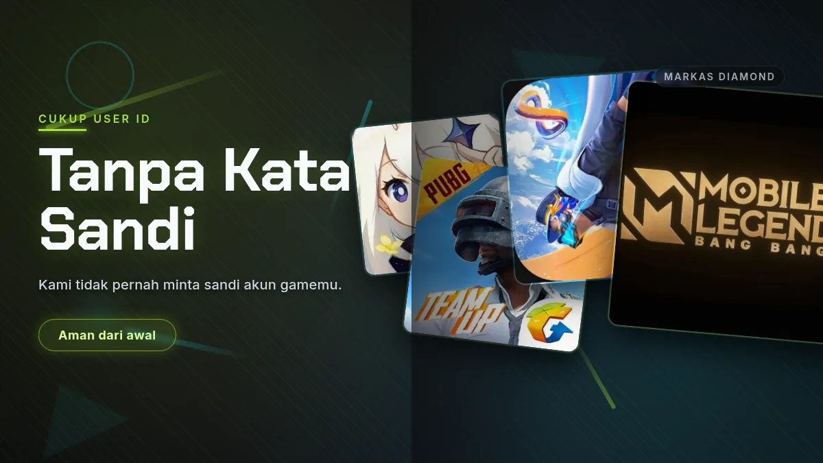 Tanpa kata sandi akun game, cukup User ID