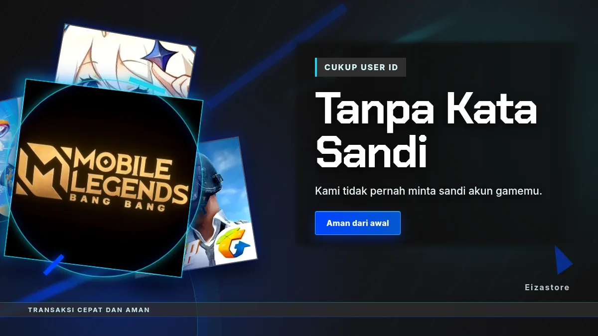 Tanpa kata sandi akun game, cukup User ID