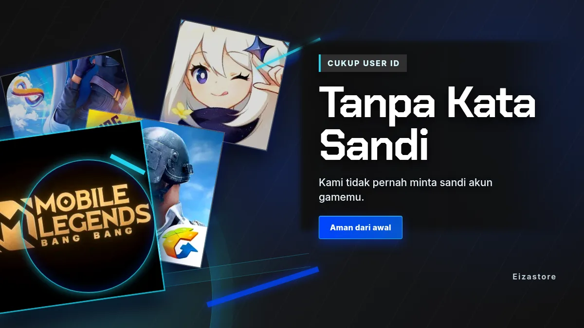 Tanpa kata sandi akun game, cukup User ID