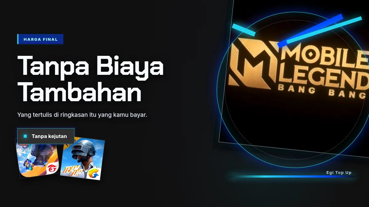 Harga final, tanpa biaya tambahan di halaman bayar