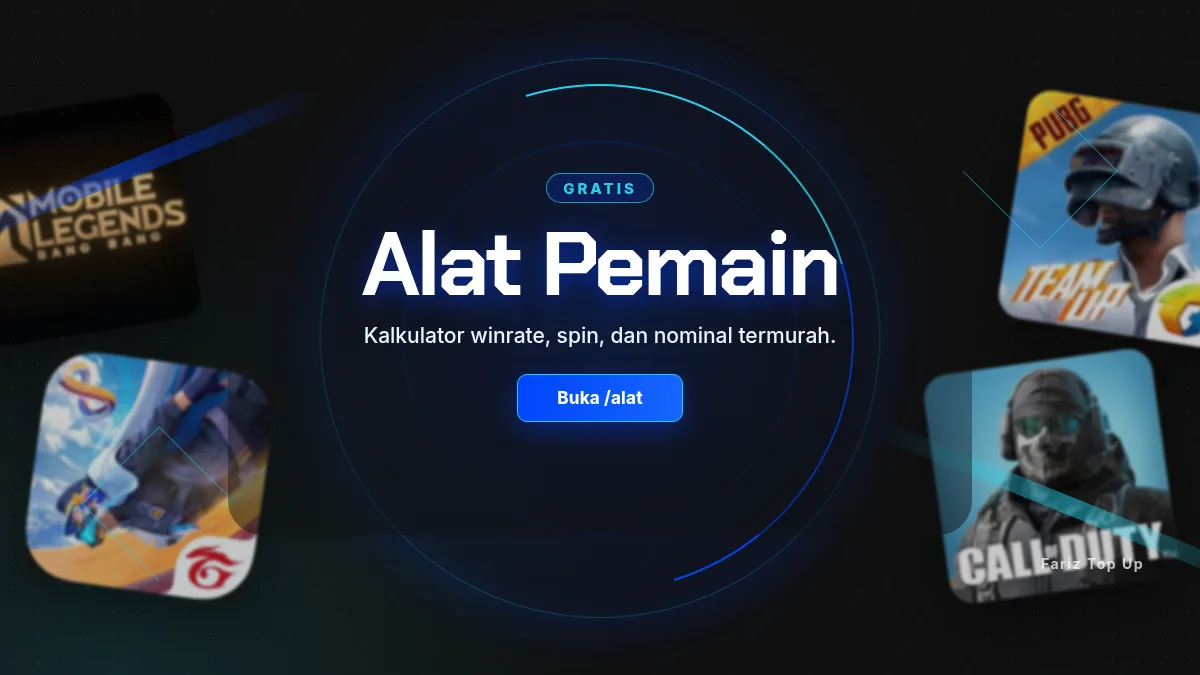 Alat pemain: kalkulator winrate, spin, dan nominal
