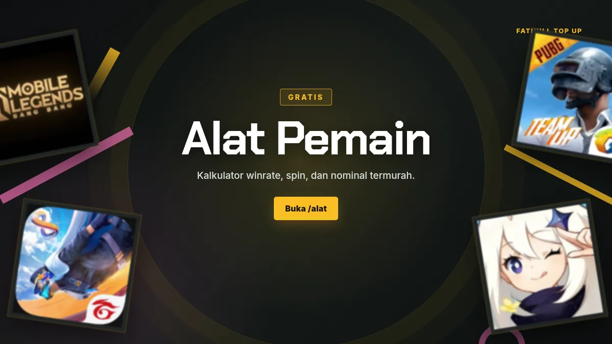 Alat pemain: kalkulator winrate, spin, dan nominal