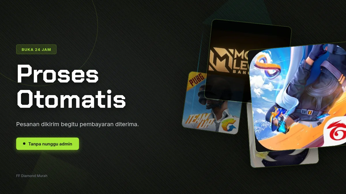 Proses otomatis, buka 24 jam