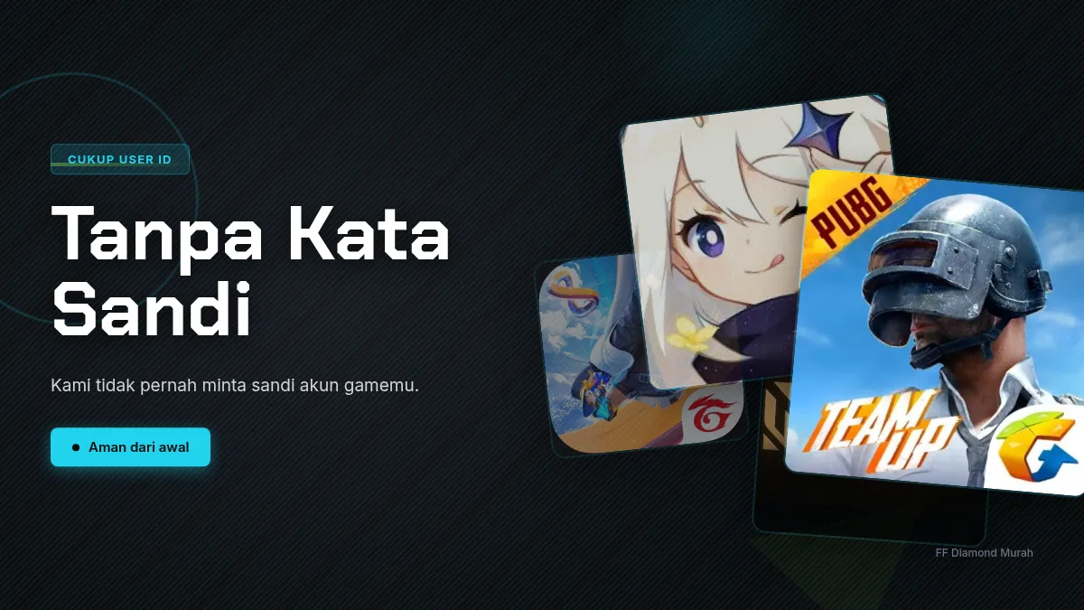 Tanpa kata sandi akun game, cukup User ID