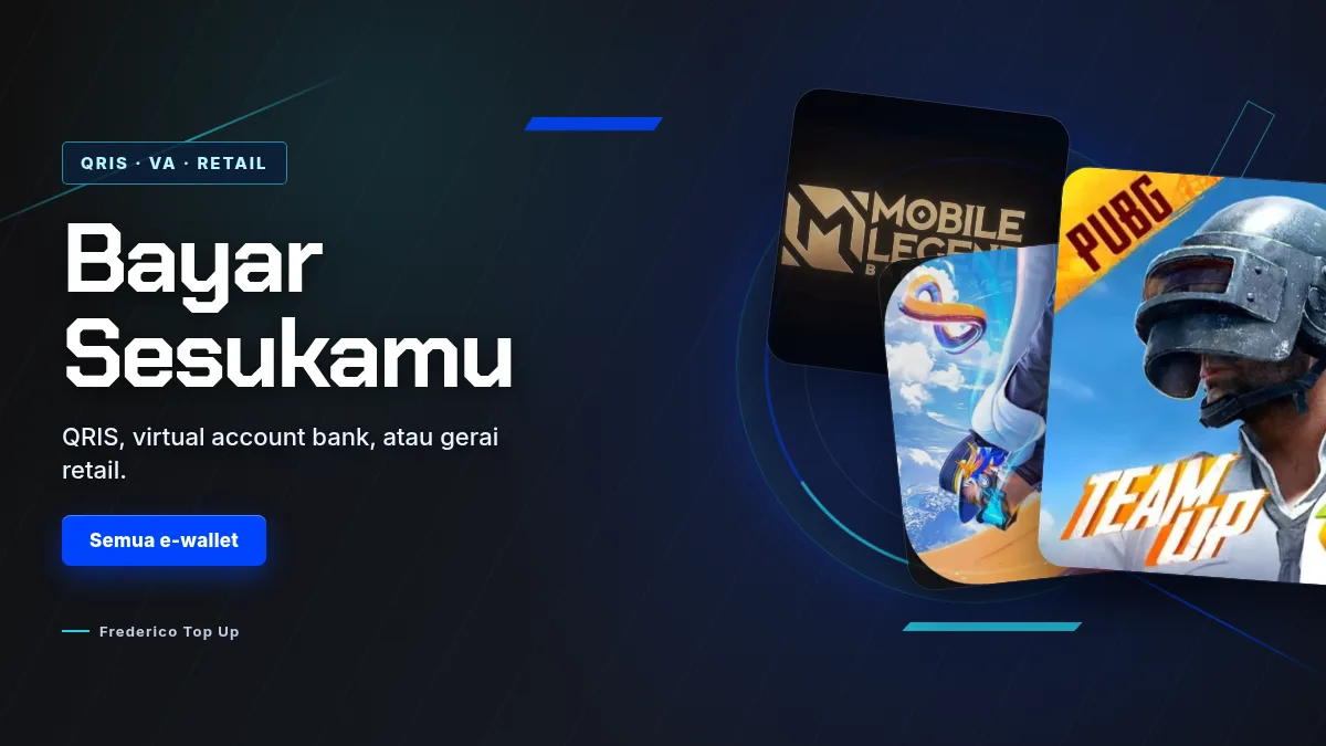 Bayar pakai QRIS, virtual account, atau gerai retail