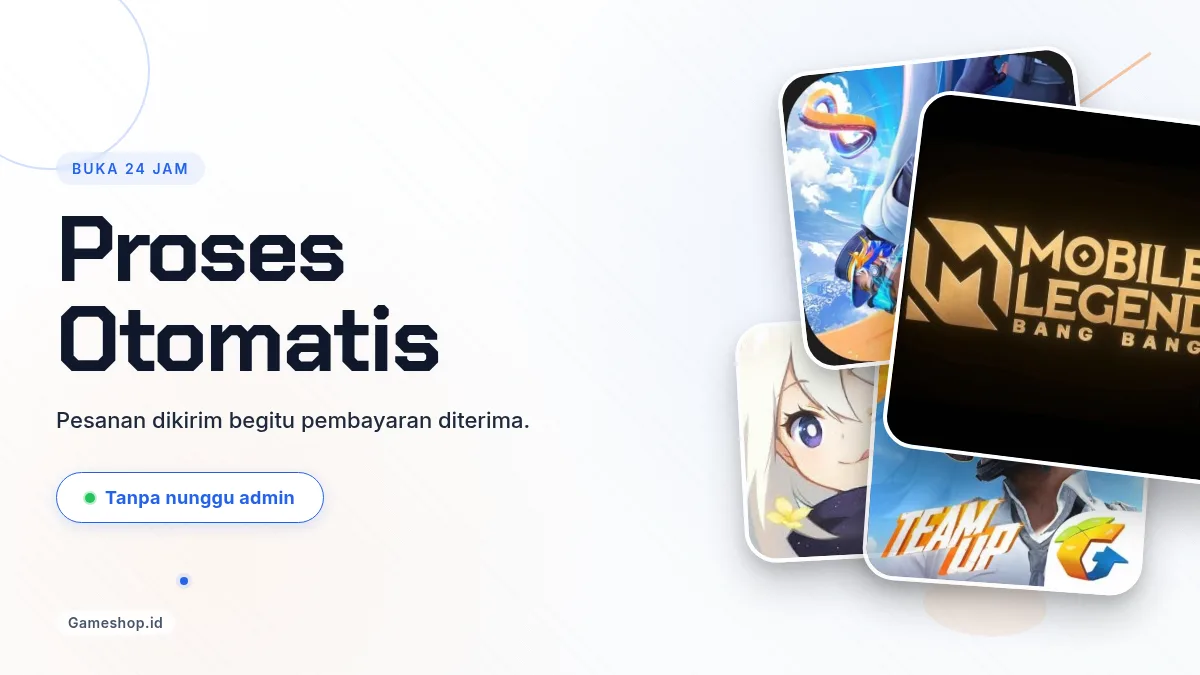 Proses otomatis, buka 24 jam