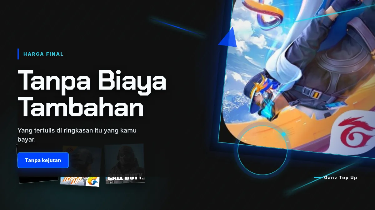 Harga final, tanpa biaya tambahan di halaman bayar