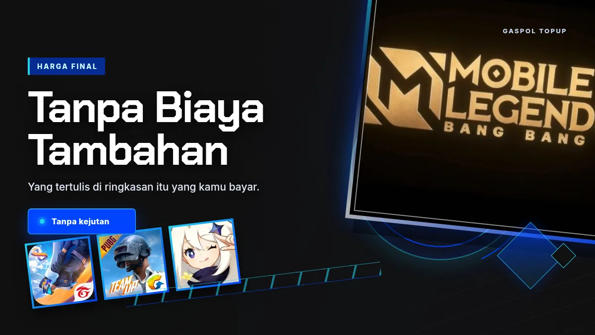 Harga final, tanpa biaya tambahan di halaman bayar