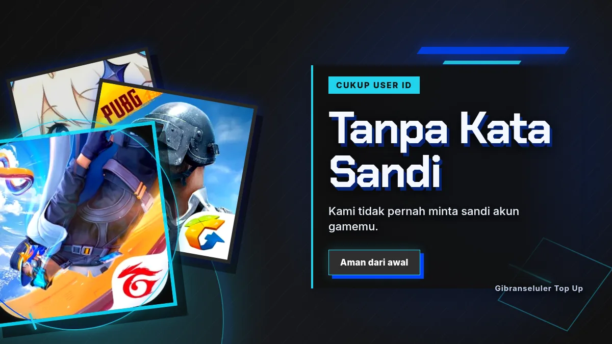 Tanpa kata sandi akun game, cukup User ID