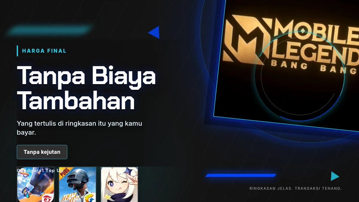 Harga final, tanpa biaya tambahan di halaman bayar