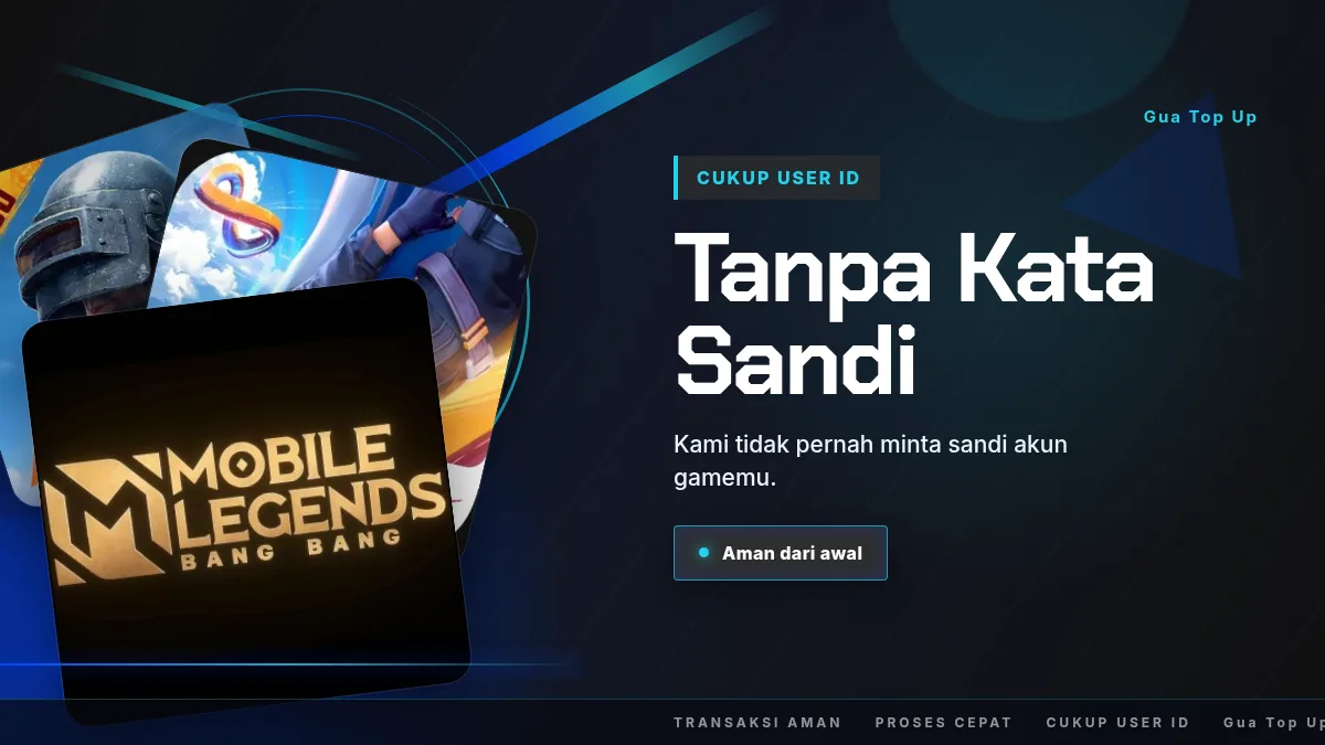 Tanpa kata sandi akun game, cukup User ID