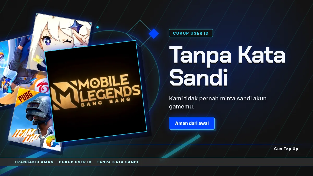 Tanpa kata sandi akun game, cukup User ID