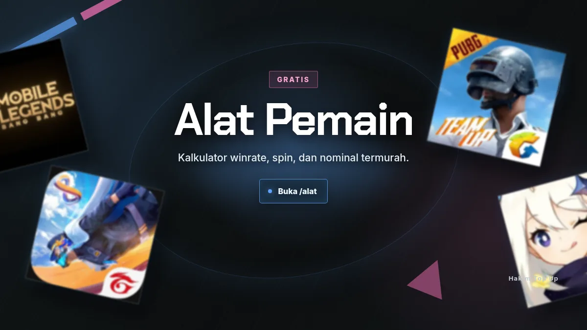 Alat pemain: kalkulator winrate, spin, dan nominal