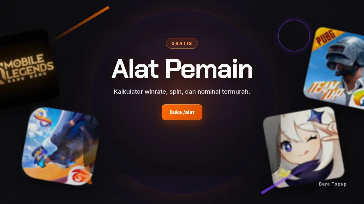 Alat pemain: kalkulator winrate, spin, dan nominal