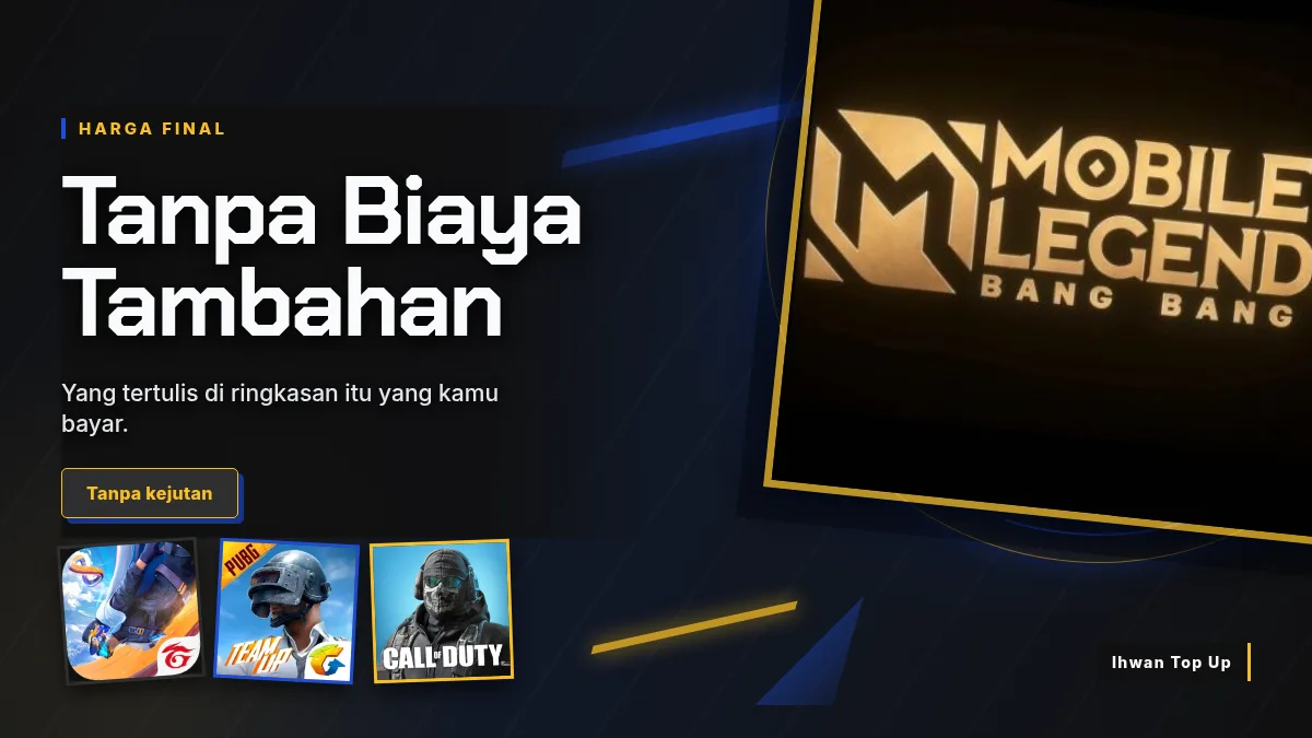 Harga final, tanpa biaya tambahan di halaman bayar